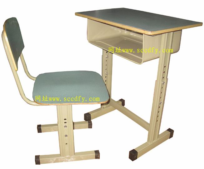 单槽升降型课桌椅