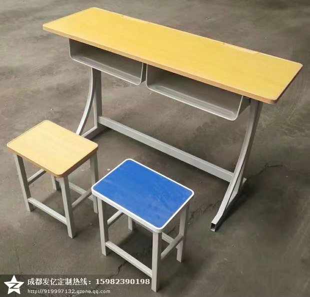 定制双人学生课桌椅