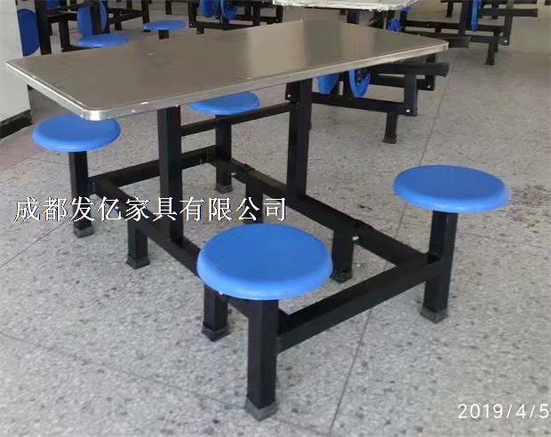专业定制学生不锈钢食堂餐桌椅